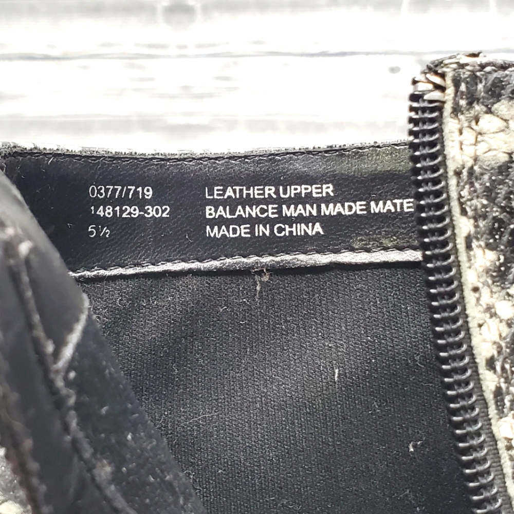 Colin Stuart Leather "Python" Stiletto Booties Si… - image 7